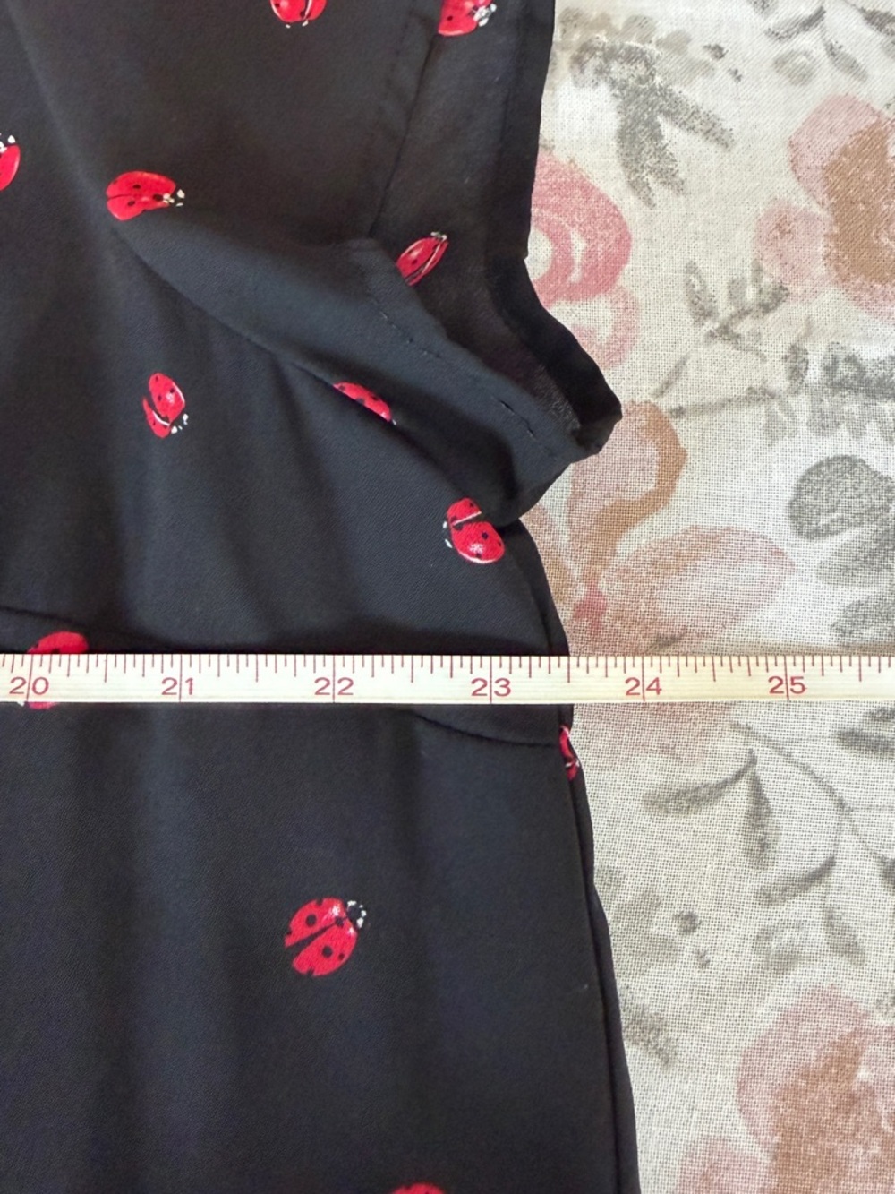 torrid Black Blouse with Red Ladybug Print - Picture 5 of 5